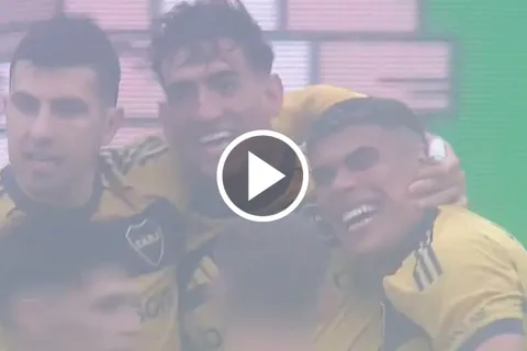 El gol de Di Lollo en Boca vs. Aldosivi