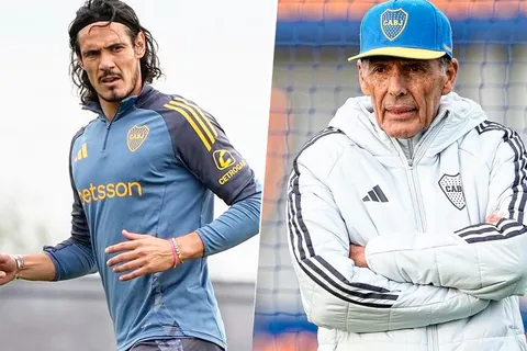Russo habló con Edinson Cavani: cómo fue la charla entre el DT de Boca y el delantero, a pocos días de Benfica