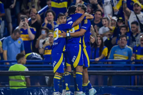 Milton Giménez, autor del gol de Boca, apuntó al torneo local: "Ya está, hay que darle para adelante"