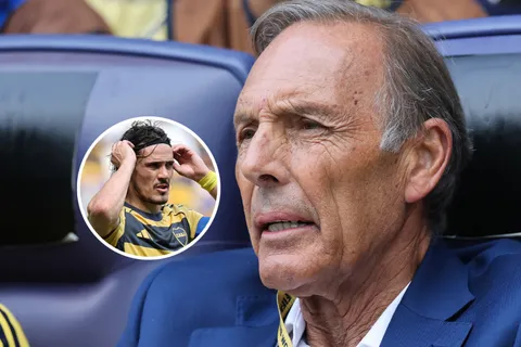 La firme postura de Miguel Ángel Russo con Edinson Cavani tras la eliminación en Copa Argentina