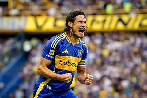 Edinson Cavani, delantero de Boca