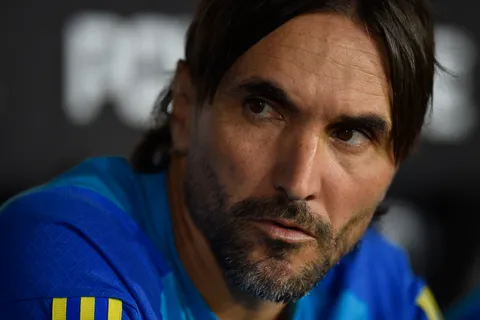 Diego Martínez, entrenador de Boca