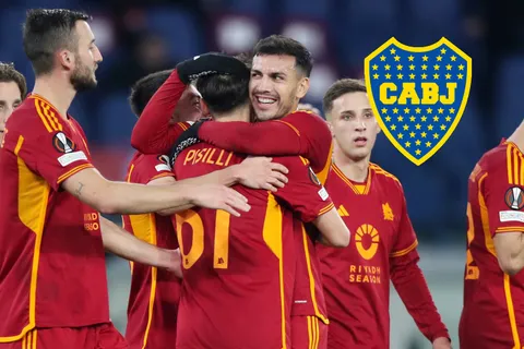 El guiño bostero de Leandro Paredes en sus entrenamientos con la Roma