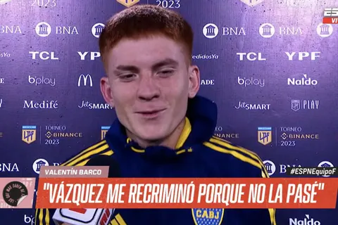 Valentín Barco en Boca