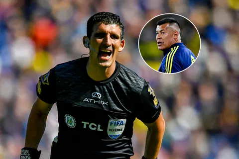La contundente respuesta de Merlos a Almirón tras el polémico arbitraje en el Boca-River