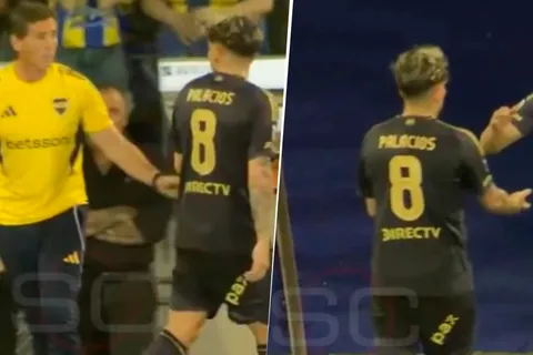 El reclamo de Carlos Palacios en el partido contra Rosario Central: "¿Siempre salgo yo?"
