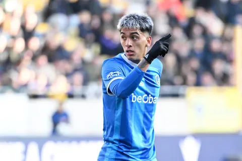 Matías Galarza, jugador del Genk de Bélgica