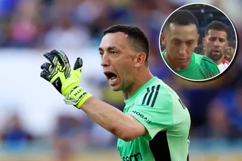El otro cruce entre Marchesín y Otamendi