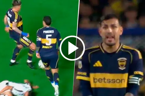 El reclamo de Paredes a un compañero de Boca en pleno partido ante Central Córdoba: "Damela, bol..."