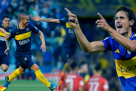Los últimos tripletes en Boca: Edinson Cavani sigue los pasos de Darío Benedetto y busca reinventarse