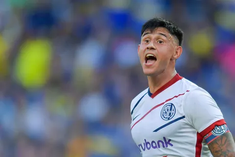 Adam Bareiro, delantero de San Lorenzo