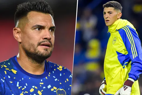 Sergio Romero y Leandro Brey en Boca