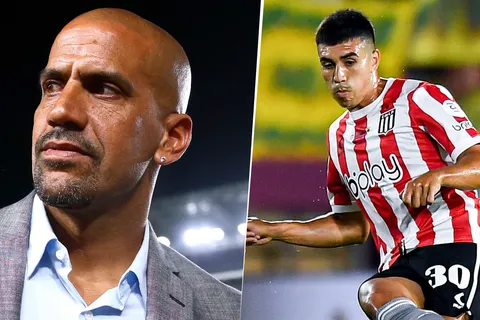 Juan Sebastían Verón y Jorge Rodríguez en Estudiantes
