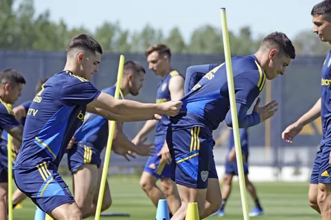 Boca piensa en Estudiantes: los 5 titulares que trabajaron aparte y cómo están los lesionados