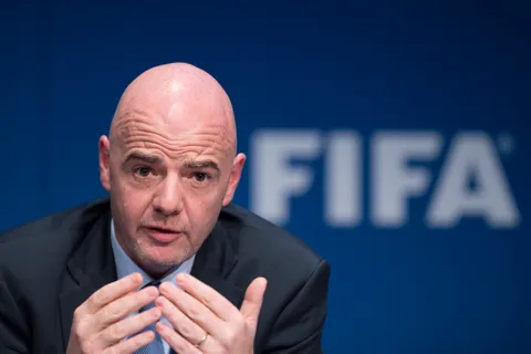 Giani Infantino, presidente de la FIFA