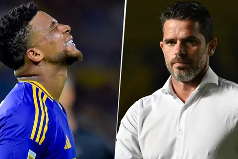 Frank Fabra y Fernando Gago en Boca
