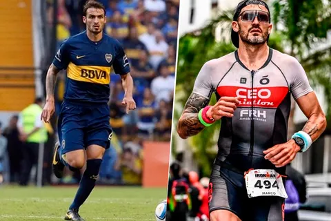 Fue campeón en Boca, se retiró en 2020 y ahora compite en triatlón