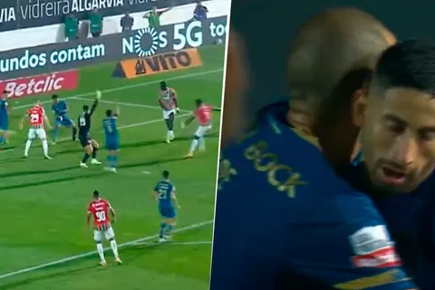 VIDEO | Varela salvó un gol en la línea del arco de Porto y Pepe lo fue a abrazar