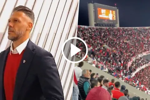 VIDEO | Martín Demichelis fue silbado en el Monumental y los hinchas de Boca estallaron en las redes