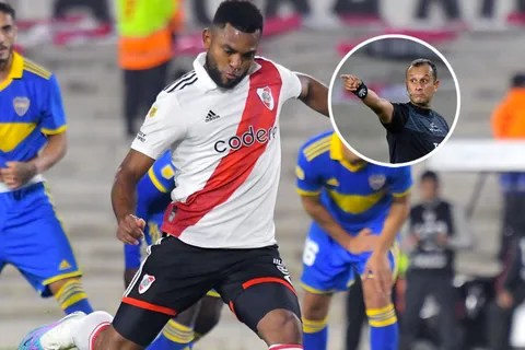 Fue tendencia en las redes: el motivo reglamentario por el que el gol de Borja debió ser anulado