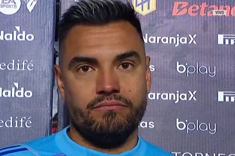 La bronca de Sergio Romero por el gol del empate de Estudiantes: "Es chistoso esto"