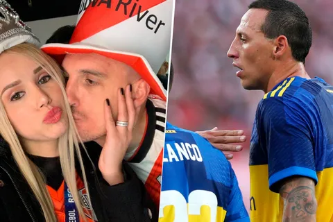 El fuerte tuit de la mujer de Franco Armani contra Cristian Lema y los hinchas de Boca
