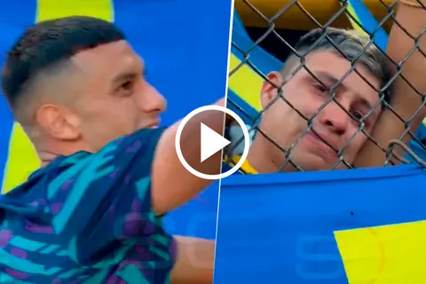 Historia viral: por qué un hincha de Boca se emocionó hasta las lágrimas cuando se cruzó a un jugador de Talleres