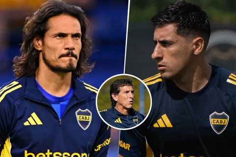 La decisión final de Úbeda con Cavani y Merentiel para Boca vs. Universidad Católica
