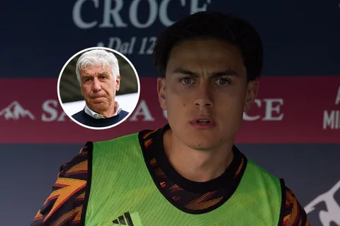 Gian Piero Gasperini, DT de Roma lo ve a Paulo Dybala "comprometido" y confunde a Boca