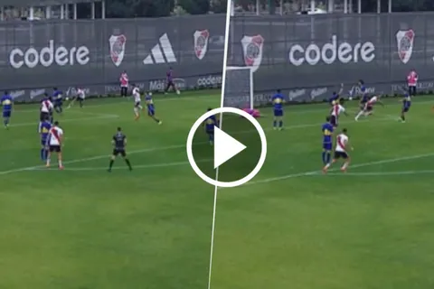 VIDEO | El gol de River a Boca en el Superclásico de Reserva