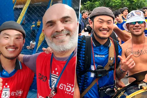 Un fotógrafo coreano visitó La Bombonera: "Me ofrecían fernet al grito de Boca"