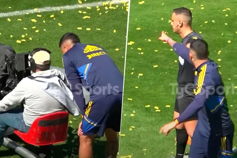 VIDEO | Rojo le pidió a un camarógrafo que le muestre una repetición y luego estalló contra los árbitros