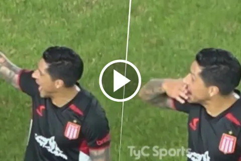 VIDEO | El gesto de Enzo Pérez a Marcos Rojo en Estudiantes - Boca