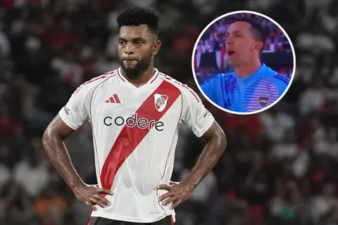 El fuertísimo grito de Agustín Marchesín a Miguel Borja: "Golpeador de nenes"