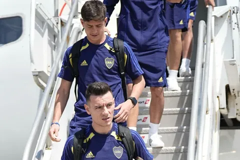 Insólito: el plantel de River llegó a Ezeiza y había un jugador de Boca en el aeropuerto