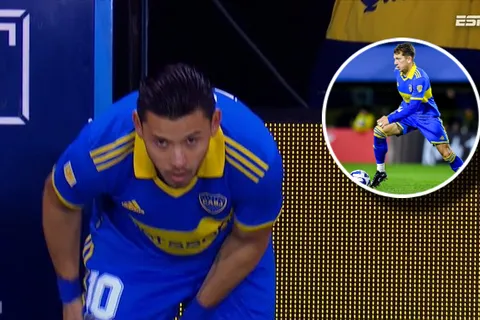 Oscar Romero en Boca vs, Sarmiento