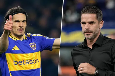 La postura de Cavani que Gago valora: "Sorprende para bien"