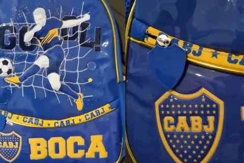 La mochila de Boca con un detalle espectacular que se hizo viral en las redes: "Necesito una"