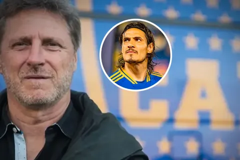 La arenga de Quique Hrabina a Edinson Cavani antes de River: "Si le hacés un gol..."