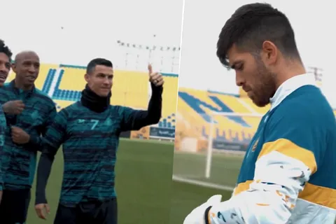 VIDEO | Así fue el primer entrenamiento de Rossi con Cristiano en Al Nassr