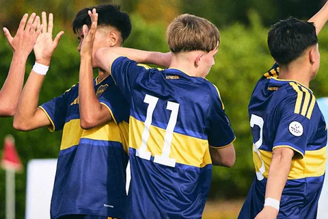 Boca, eliminado de la Messi Cup. 