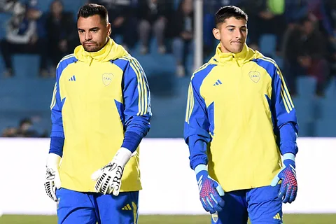 Leandro Brey y Sergio Romero en Boca