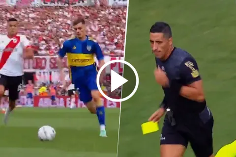 VIDEO | La roja a Zenón expone a Yael Falcón Pérez: la jugada en la que perdonó a un jugador de River en 2024