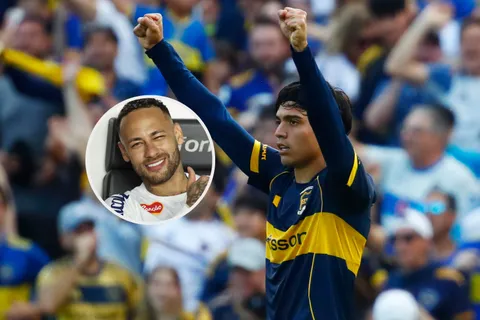 Zeballos explicó por qué festejó "a lo Neymar" su gol ante River