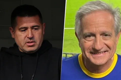 Juan Román Riquelme y Andrés Ibarra