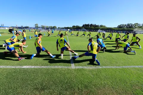 El entrenamineto de Boca