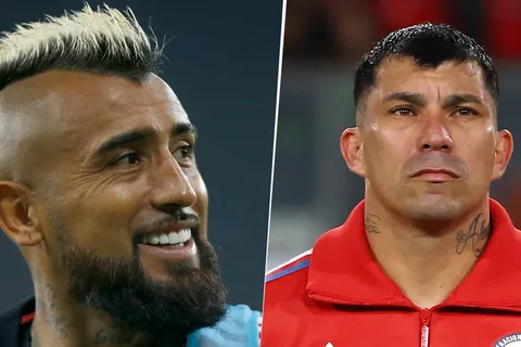 Arturo Vidal y Gary Medel