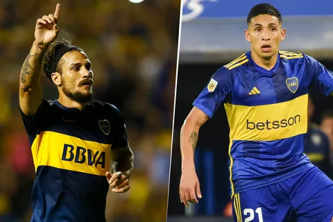 Daniel Osvaldo y Equi Fernández en Boca