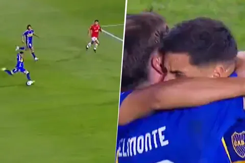 Bombazo de Merentiel: el golazo de Boca para el 2-0 ante Estudiantes