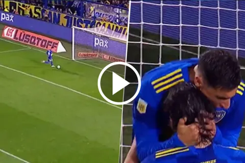 VIDEO | Miguel Merentiel marcó el segundo gol de Boca con un tremendo error del Pola Aranda
